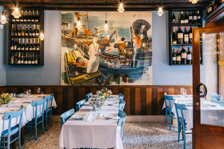 La sala della Trattoria del Local
