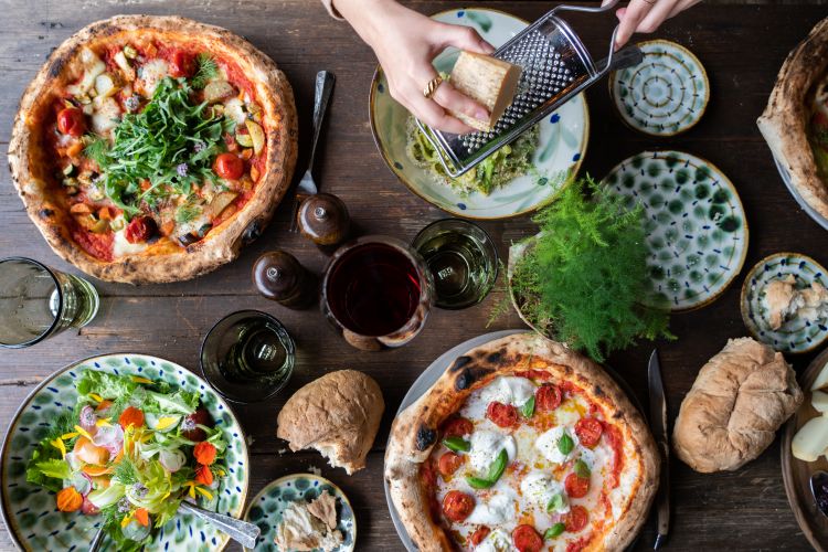 Pizza e altre delizie alla Trattoria sull'albero
