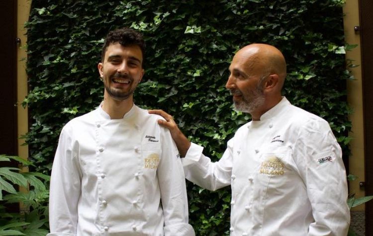 Da sinistra, gli chef Edoardo Traverso e Andrea Ribaldone
