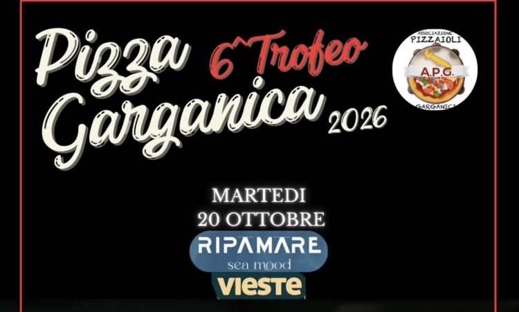 Il 6° Trofeo Pizza Garganica è in programma il 