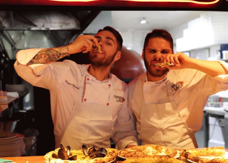 I fratelli Marino, proprietari di Twins Lab
