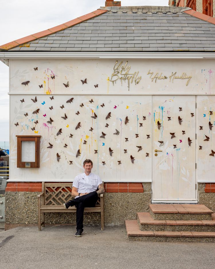 Adam Handling, chef at Ugly Butterfly in Fistral, 