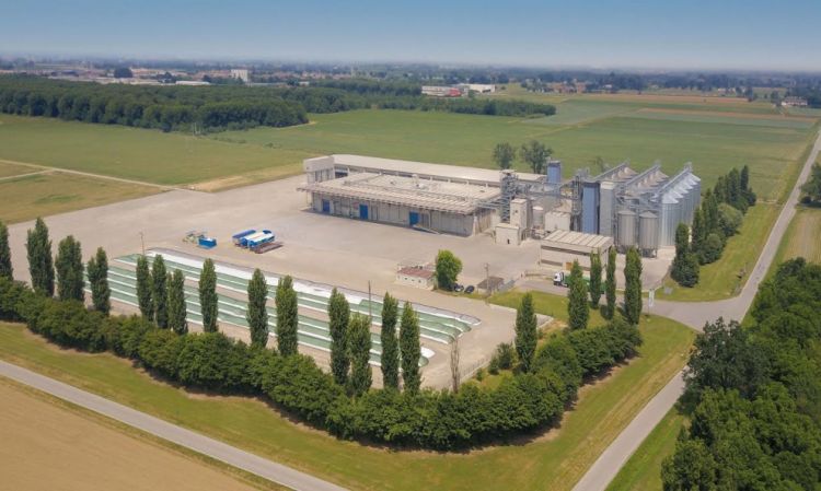 Il principale stabilimento della MartinoRossiSpa, in provincia di Cremona