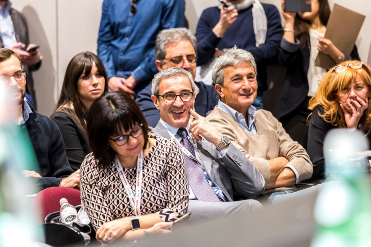 A pleased Riccardo Felicetti in the audience
