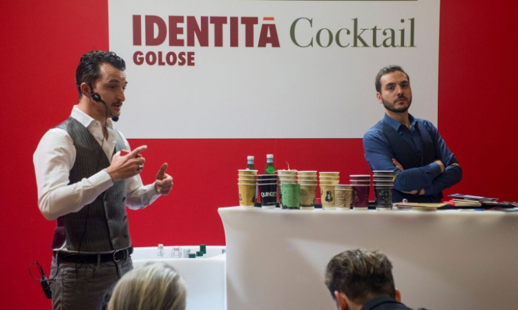 Flavio Angiolillo e Francesco Bonazzi a Identità Cocktail 2017
