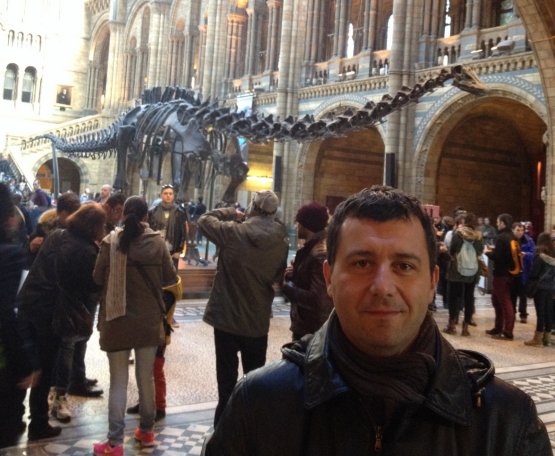 Donato Marzolla in veste di turista nella sua nuova città 