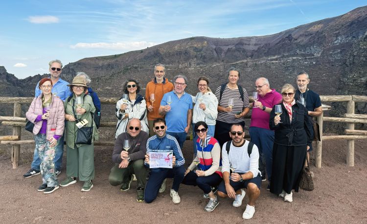 Il gruppo di giornalisti coinvolti dal Consorzio