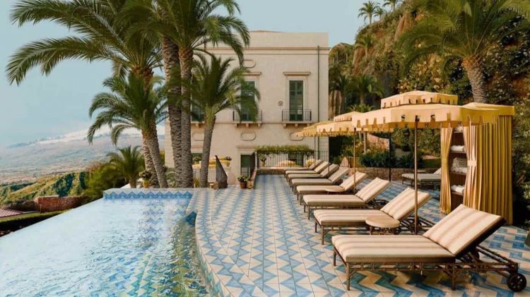 La piscina di Villa Timeo&nbsp;a Taormina (Me), residenza Belmond di 21 camere inaugurata il primo maggio
