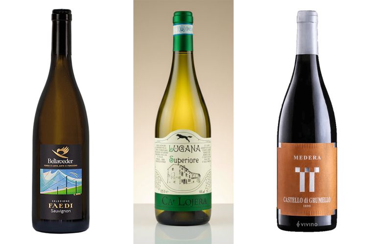Sauvignon di Bellaveder, Lugana&nbsp;Superiore di Ca' Lojera e Medera di Castello del Grumello
