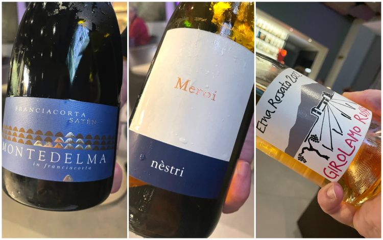 I vini in abbinamento selezionati per la serata da Simone Sacchetti
