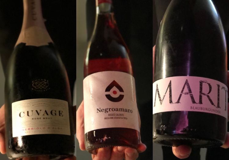 La selezione dei vini pensata per la serata a cura del sommelier dell'hub Simone Sacchetti
