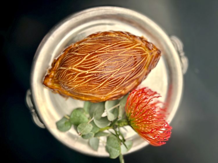 Pithivier di petto d'anatra e foie gras, con f