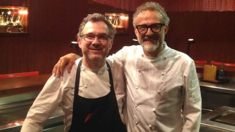 Con Massimo Bottura
