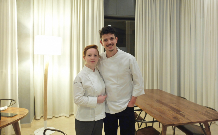 Olexandra Marfia e Lorenzo Vecchia, giovani chef-
