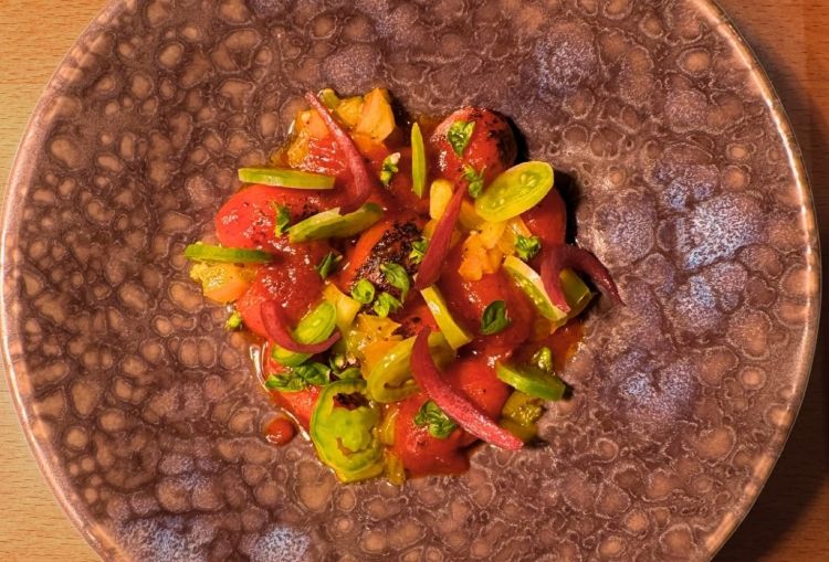 Uno dei piatti del ristorante Vrasa
