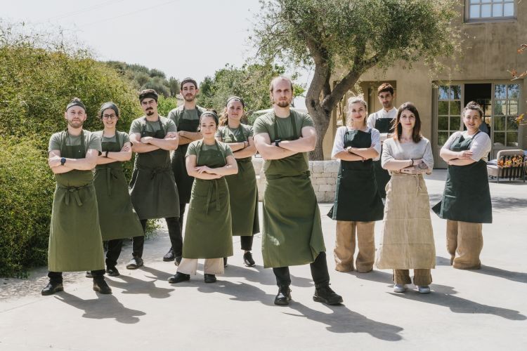 La brigata del W Villadorata, il ristorante del Vi