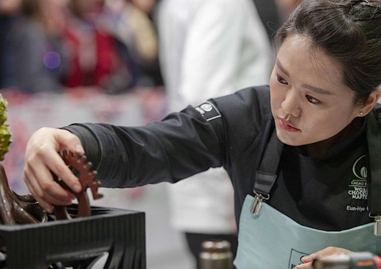 La sorpresa del World Chocolat Masters 2018 è stata la coreana Eun-Hye Kim. quinta assoluta
