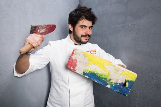 Roberto Flore, Sardinian, from Seneghe, head chef at the Nordic Food Lab (photo credits Brambilla/Serrani)