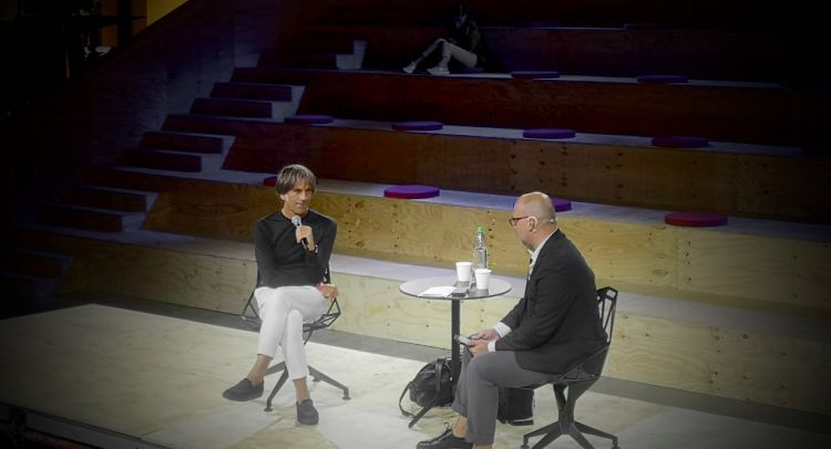 Oldani intervistato da Carlo Passera al Supersalone
