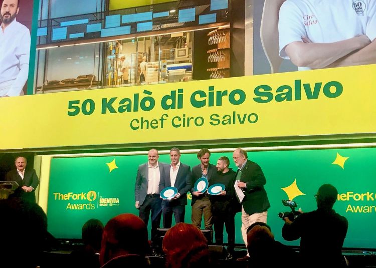 Il palco dei TheFork Awards 2023 by Identità Gol