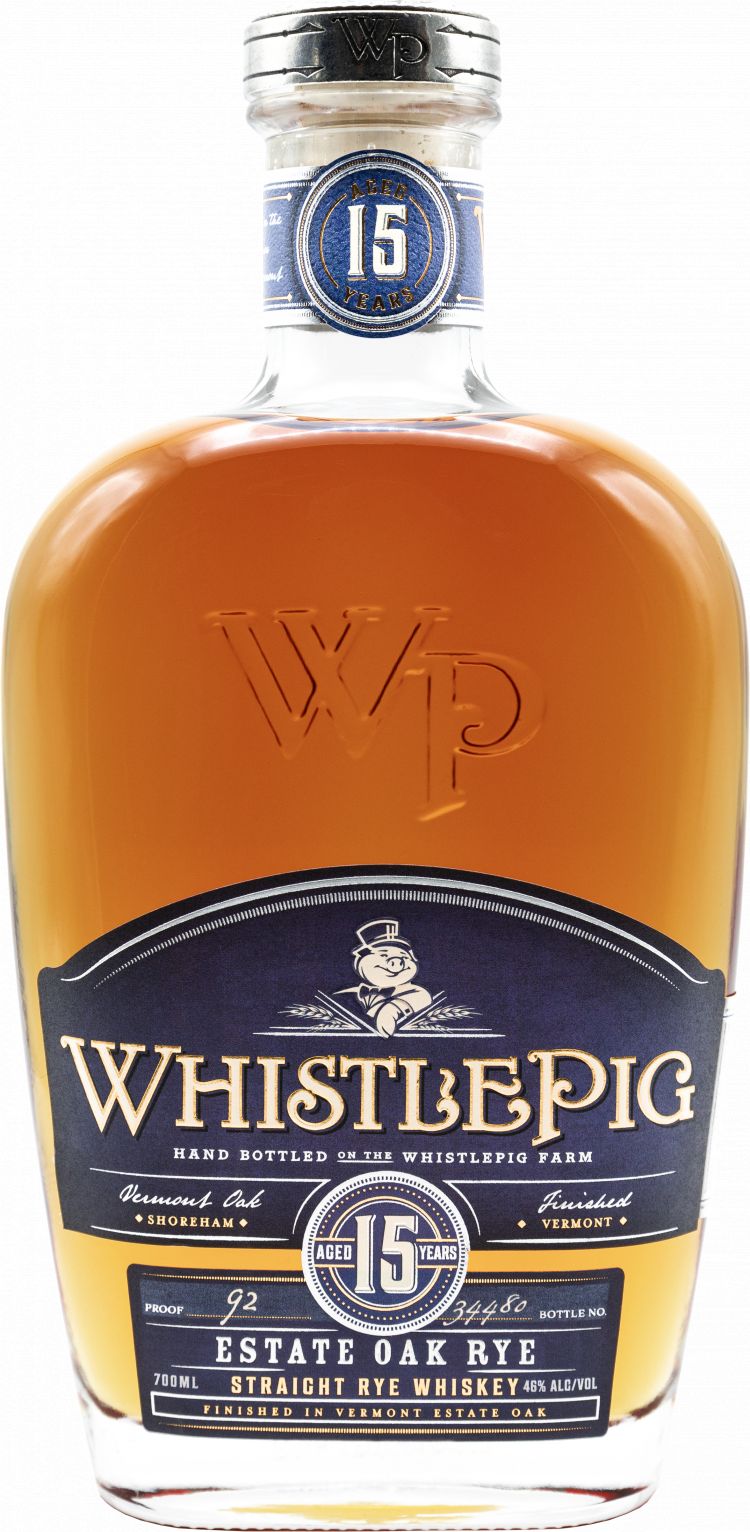 WhistlePig 15 Years Old – Eastate Oak Rye

