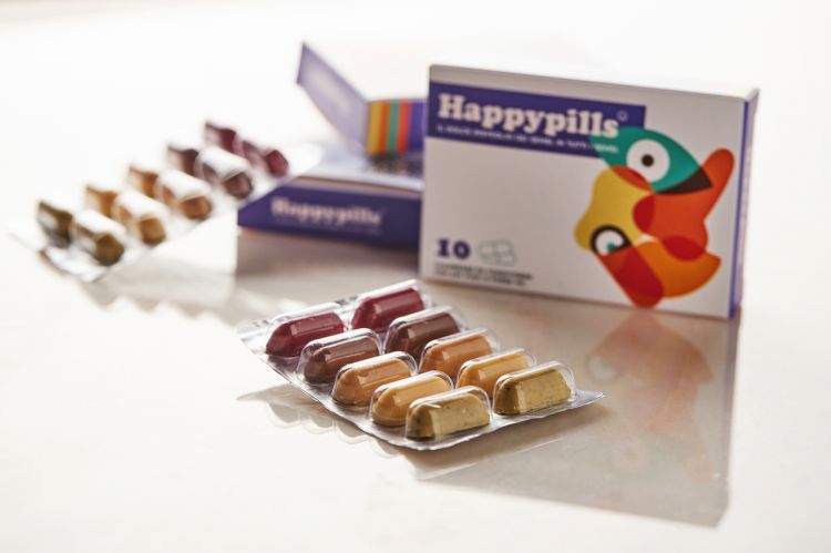 Happy Pills, happiness in 5 chocolate "pills"
