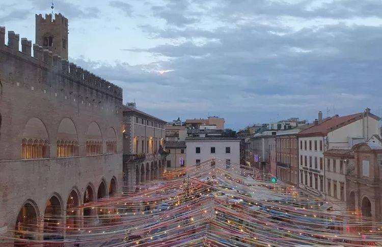 Piazza Cavour durante Al Mèni 2020

