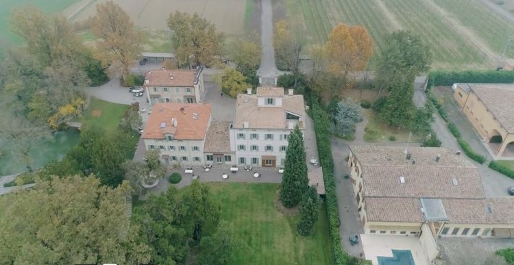 Casa Maria Luigia ripresa dal drone
