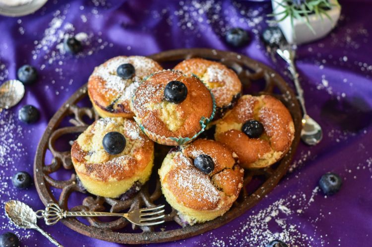 I muffin ai mirtilli di Rossella O'Hara
