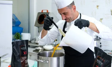 Alberto Vitaro&nbsp;al lavoro nel s