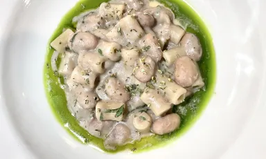 Cannarozzedi cu a fagiola frisca, u