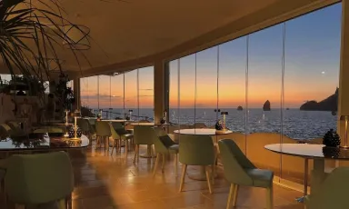 La sala del ristorante Il Cappero, 