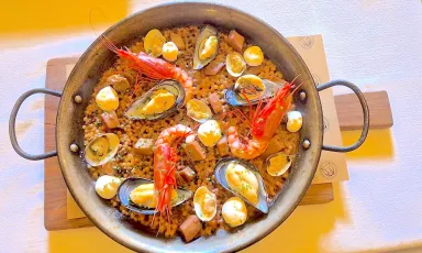 Paella di fregula sarda del Refetto
